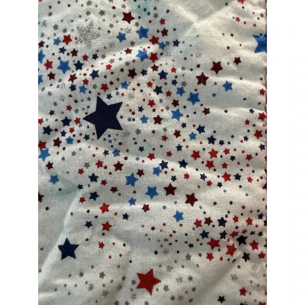40in x 29in Dr. Seuss Cat in the Hat Patchwork Quilt Red/White/Blue Star Theme